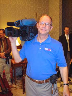 Photo of Stephen Hooker, WIS TV Photographer