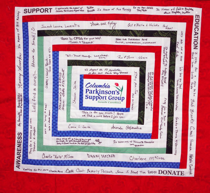 Completed PDF Quilt panel for our group